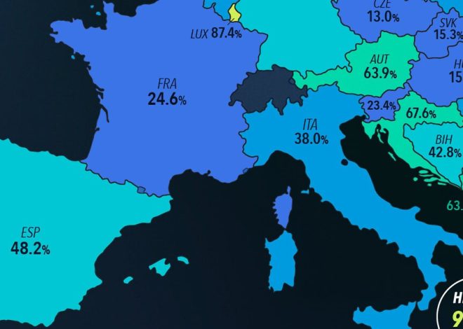 Cuánta electricidad produce cada país del mapa con energías renovables, expuesto en un gráfico